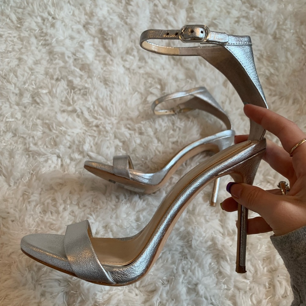 Silver heels